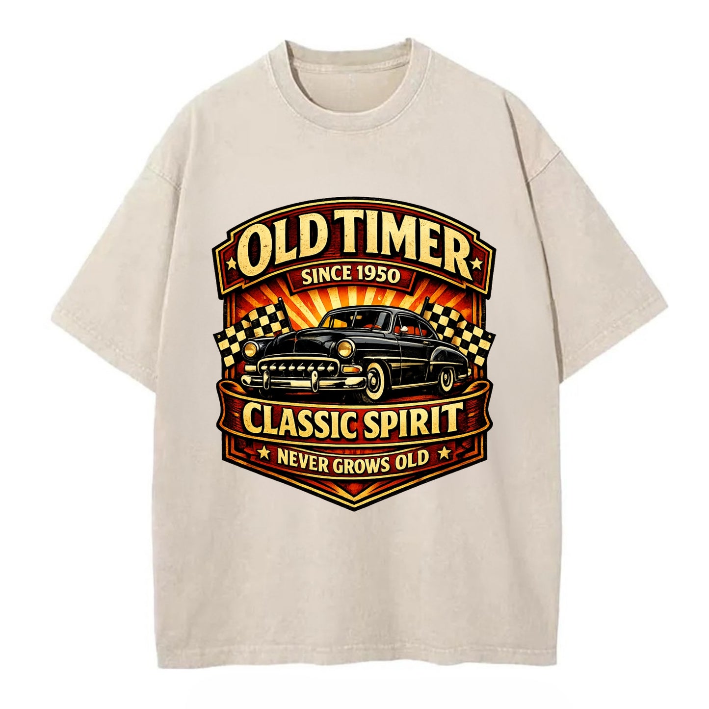 Old Timer Classic Spirit - Vintage T-shirt