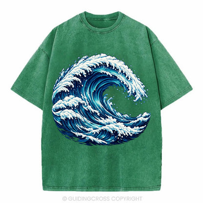 Ocean Wave - Vintage T-shirt