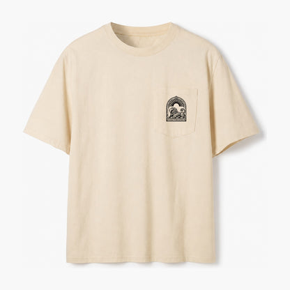 Persian Lion Arch Pocket T-Shirt – Oatmeal
