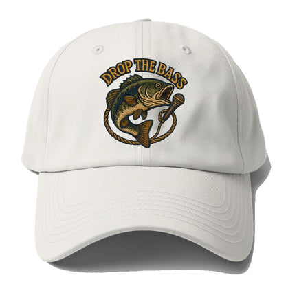 Drop The Bass  - Baseball Cap For Big Heads - Off White