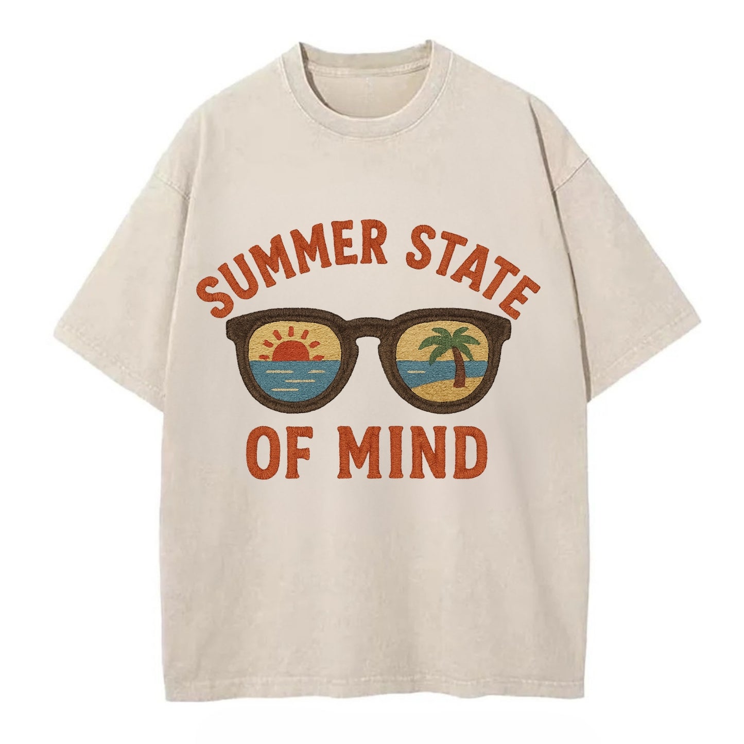 Summer State Of Mind  - Vintage T-shirt - Off White