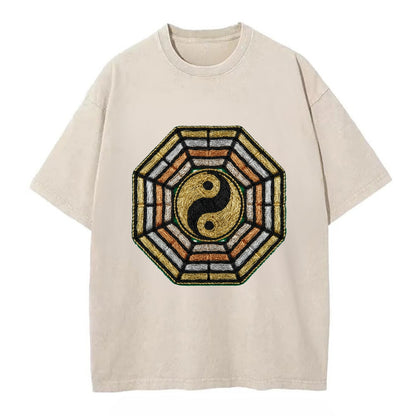 Bagua - Vintage T-shirt - Off White