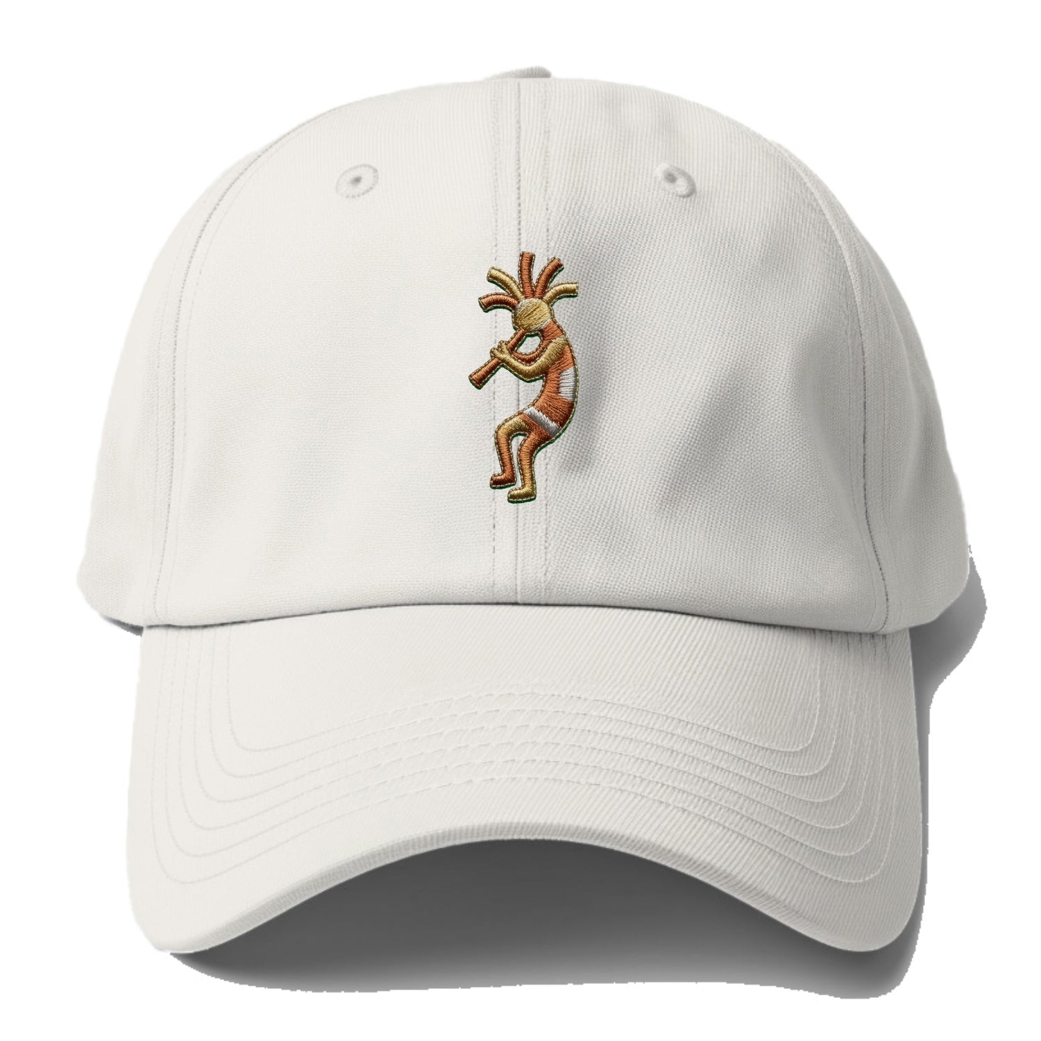 Kokopelli - Baseball Cap For Big Heads - Off White