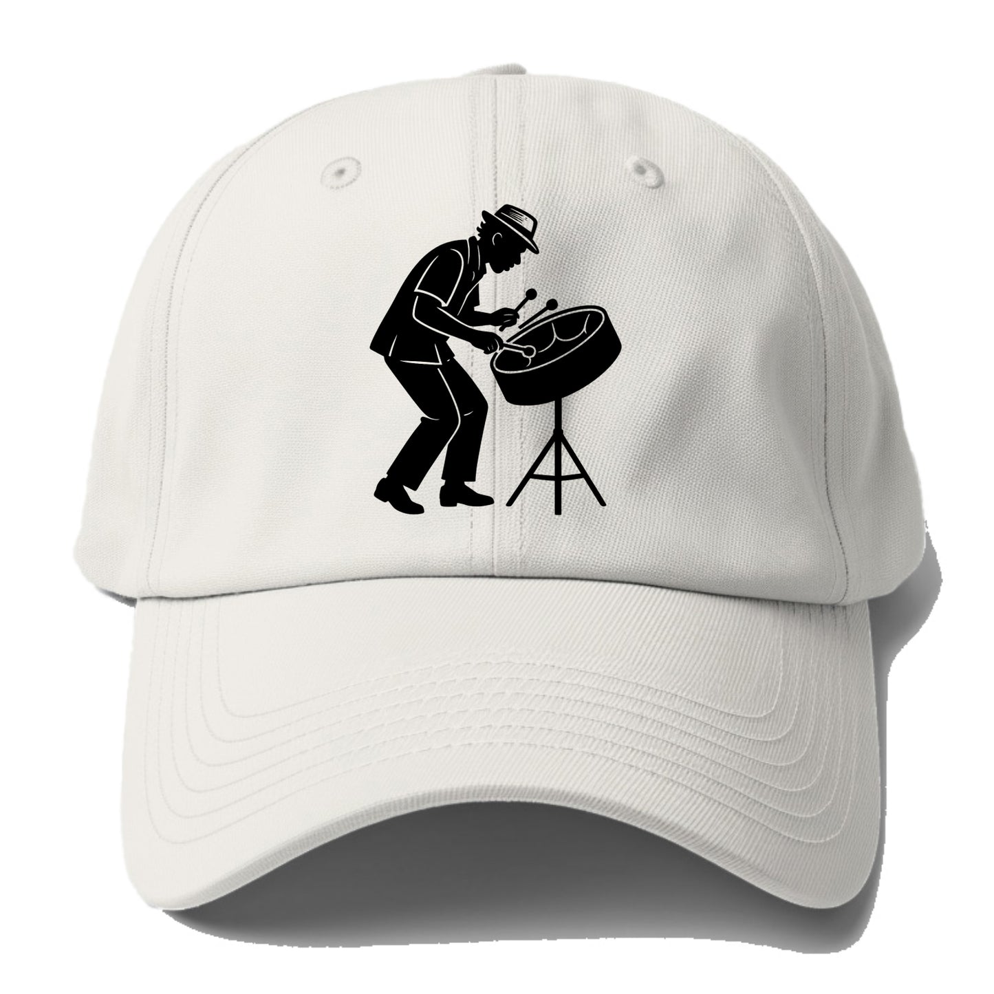 Steel drum player Caribbean rhythm - Baseball Cap For Big Heads - Off White