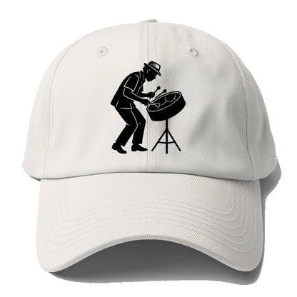 Steel drum player Caribbean rhythm - Baseball Cap For Big Heads - Off White