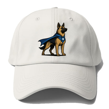 German Shepherd Patriotic Hero  - Baseba Baseball Cap For Big Heads - Off White