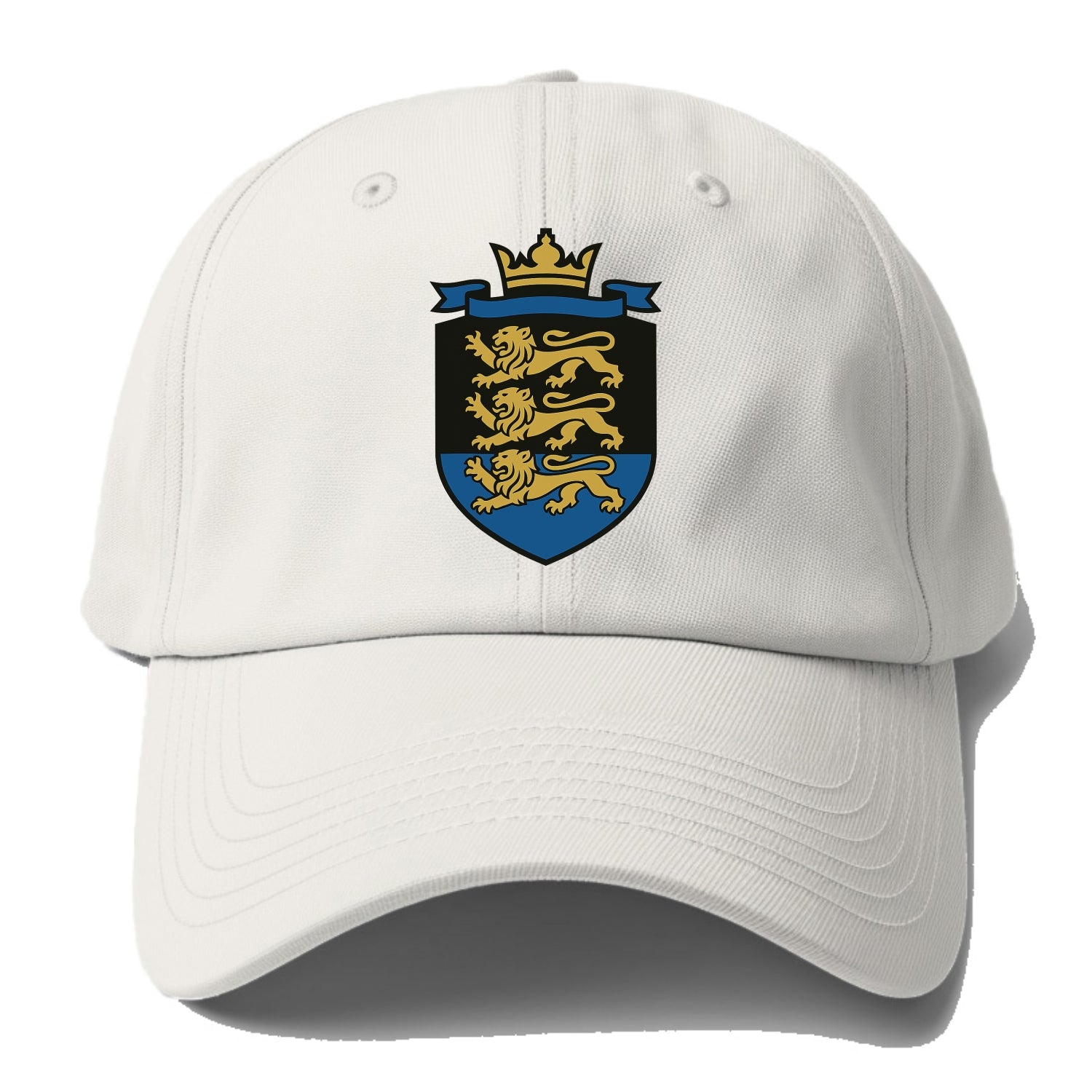 Estonia Royal Logo  - Baseball Cap For Big Heads - Off White