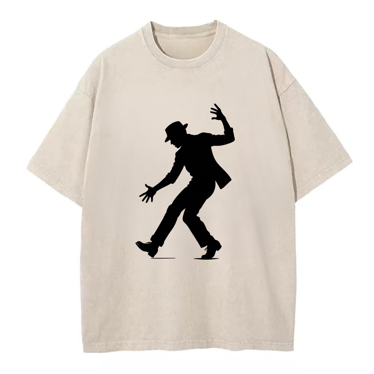 Tap dancer dramatic step - Vintage T-shirt - Off White
