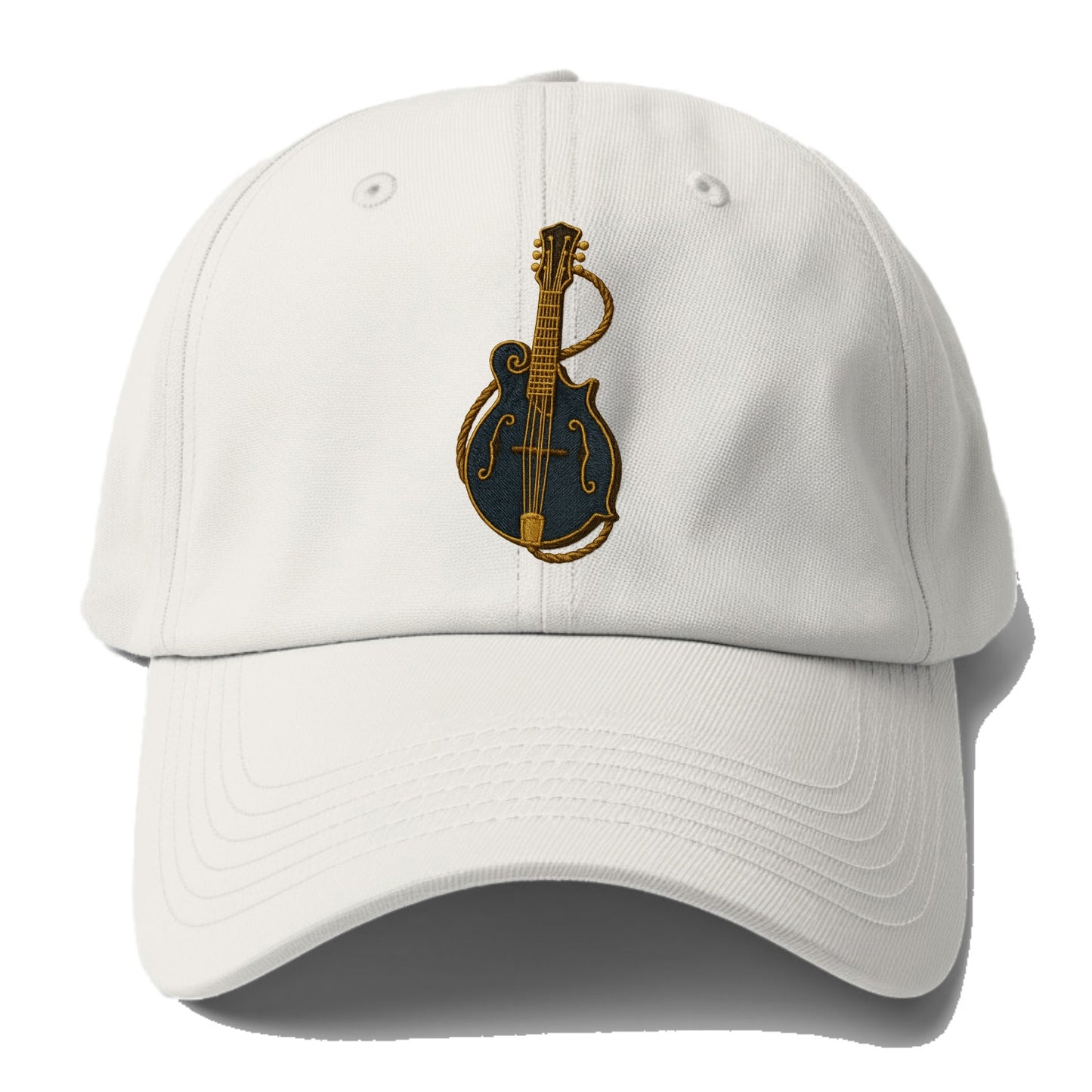 Mandolin  - Baseball Cap For Big Heads - Off White