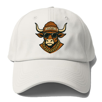 Austin Longhorn - Baseball Cap - Off White
