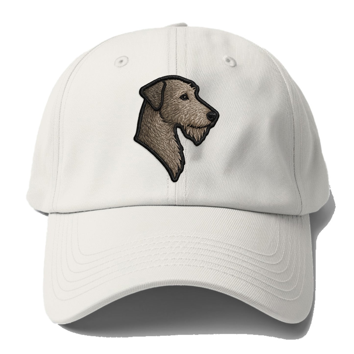 Irish Wolfhound - Modern gentle giant lo - Baseball Cap - Off White