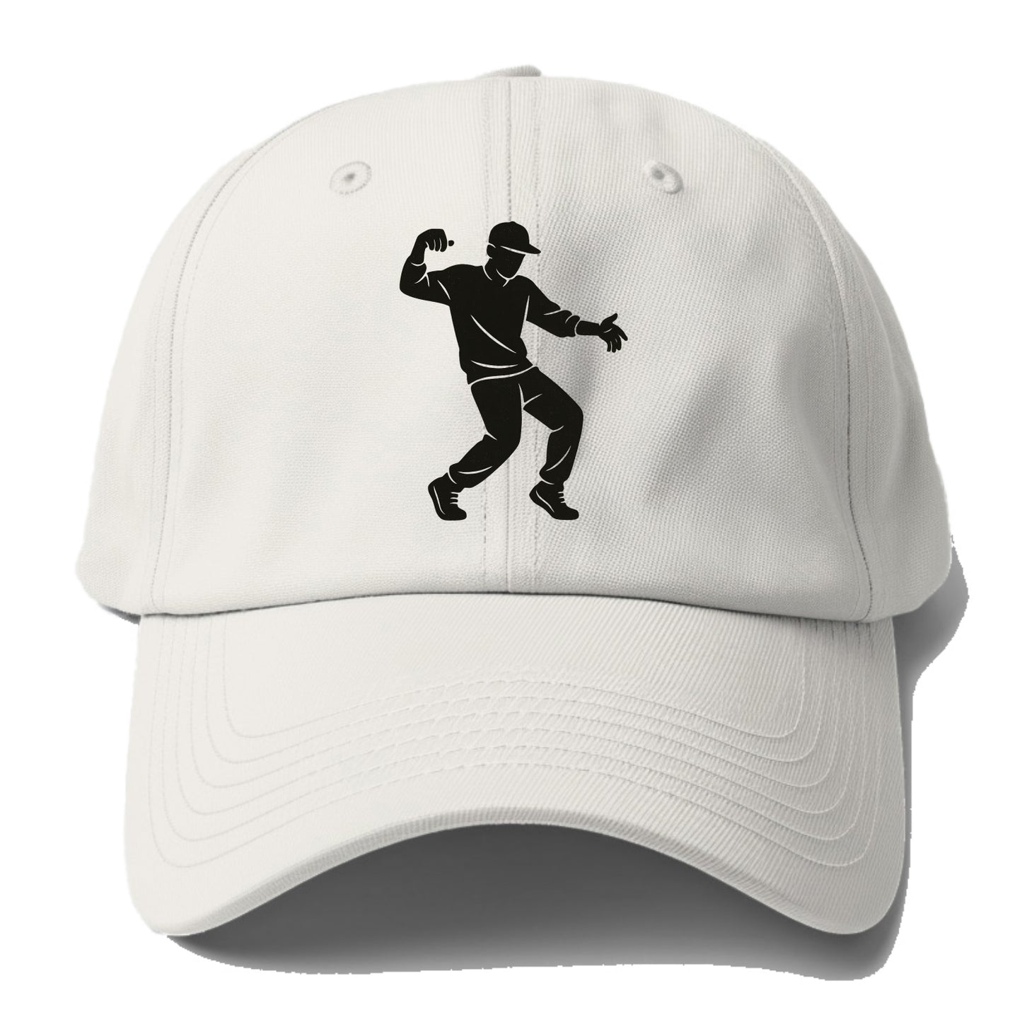 Hip-hop dancer popping and locking - Baseball Cap For Big Heads - Off White