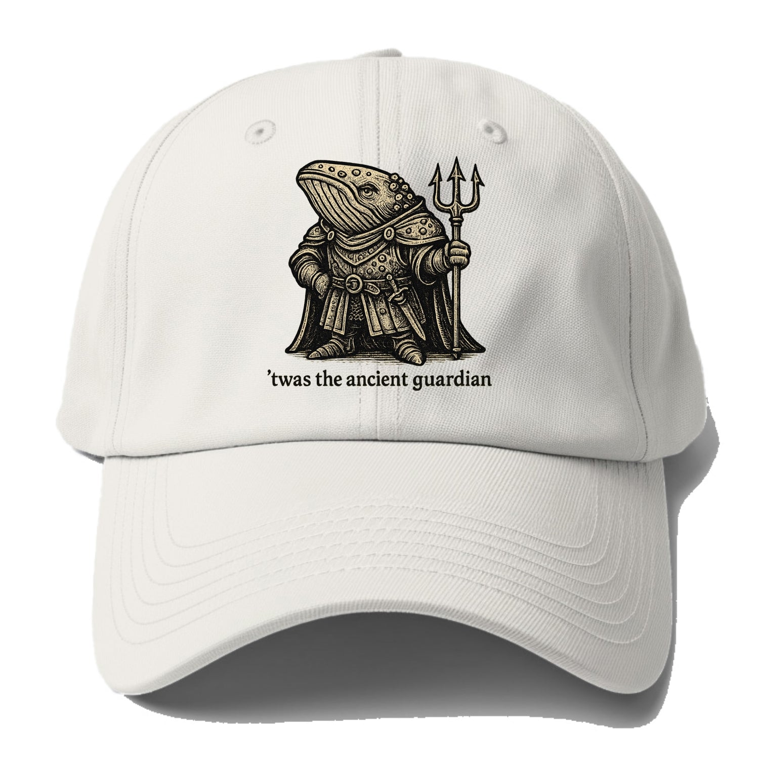 Whale Ancient Guardian  - Baseball Cap F Baseball Cap For Big Heads - Off White