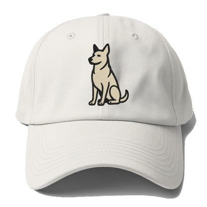 German Sheprador - German Shepherd Lab m Baseball Cap - Off White