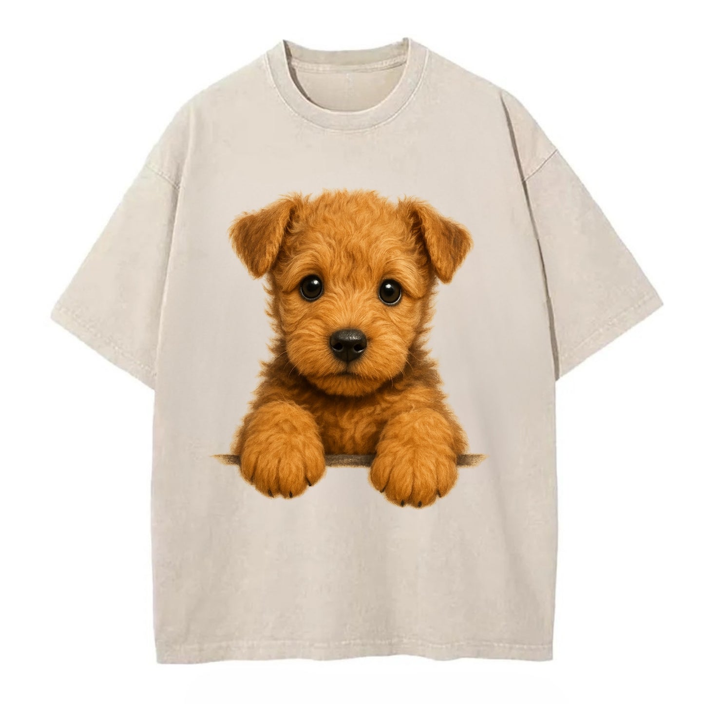 Lakeland Terrier  - Vintage T-shirt - Off White