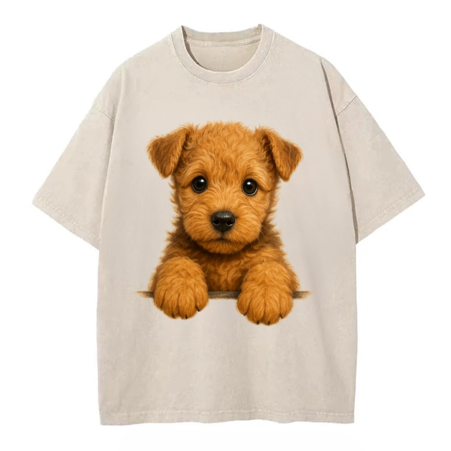 Lakeland Terrier  - Vintage T-shirt - Off White
