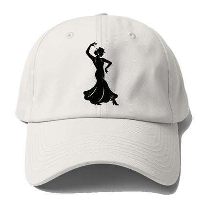 Flamenco dancer passionate stance - Baseball Cap - Off White