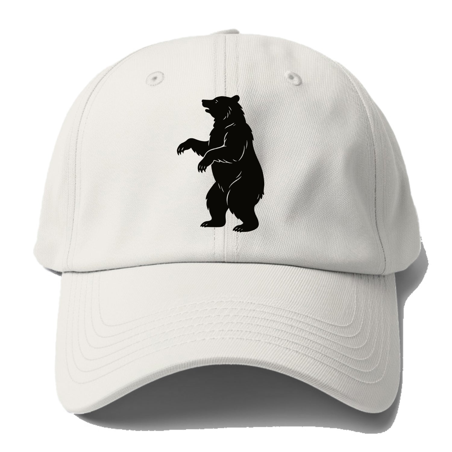 Bear standing on hind legs - Baseball Cap For Big Heads - Off White