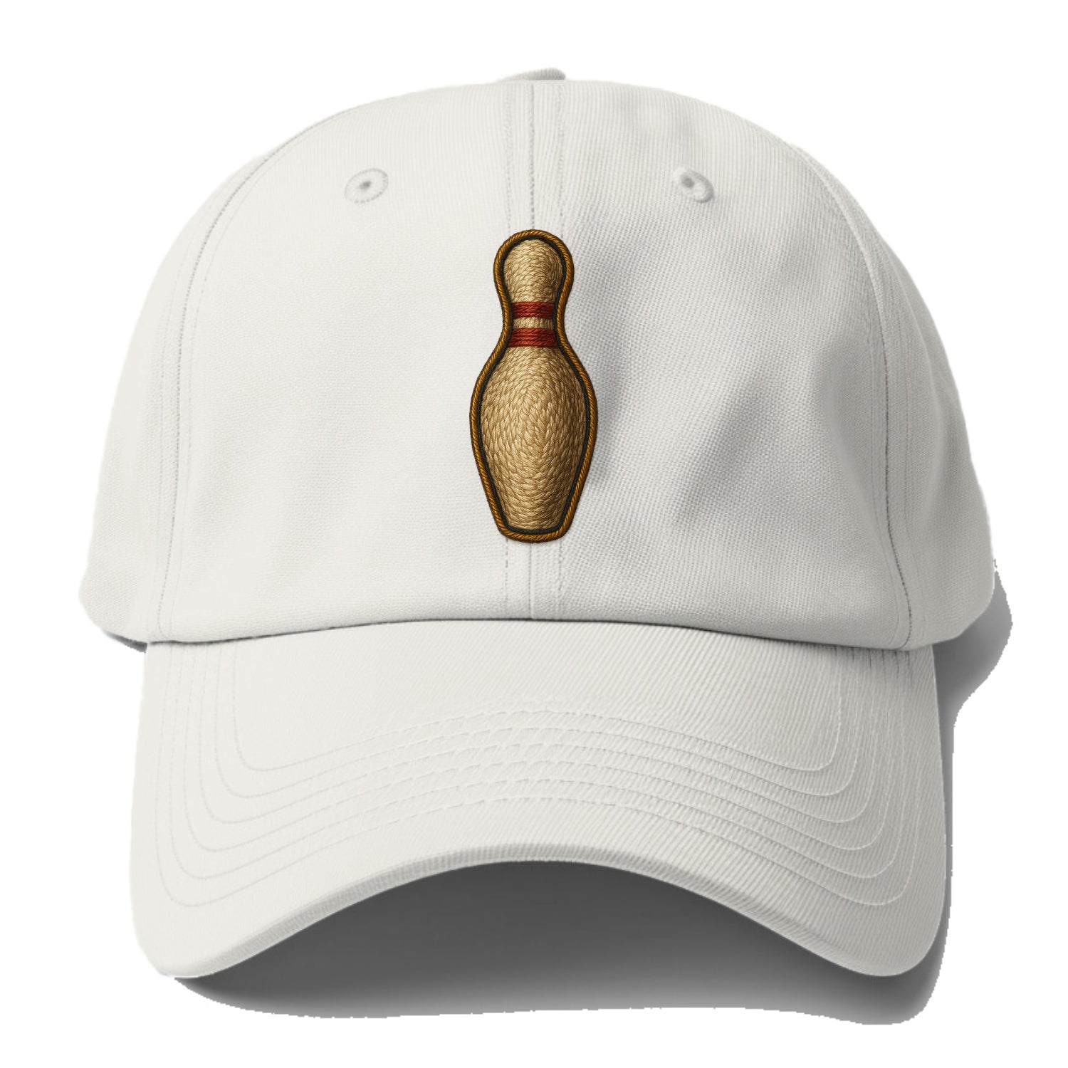 Bowling Pin  - Baseball Cap - Off White