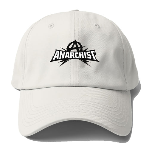 Bold typography design - ANARCHIST - no masters, self-governed - Baseball Cap For Big Heads