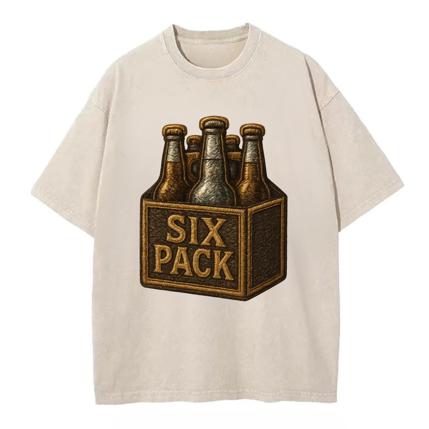 Six Pack  - Vintage T-shirt - Off White