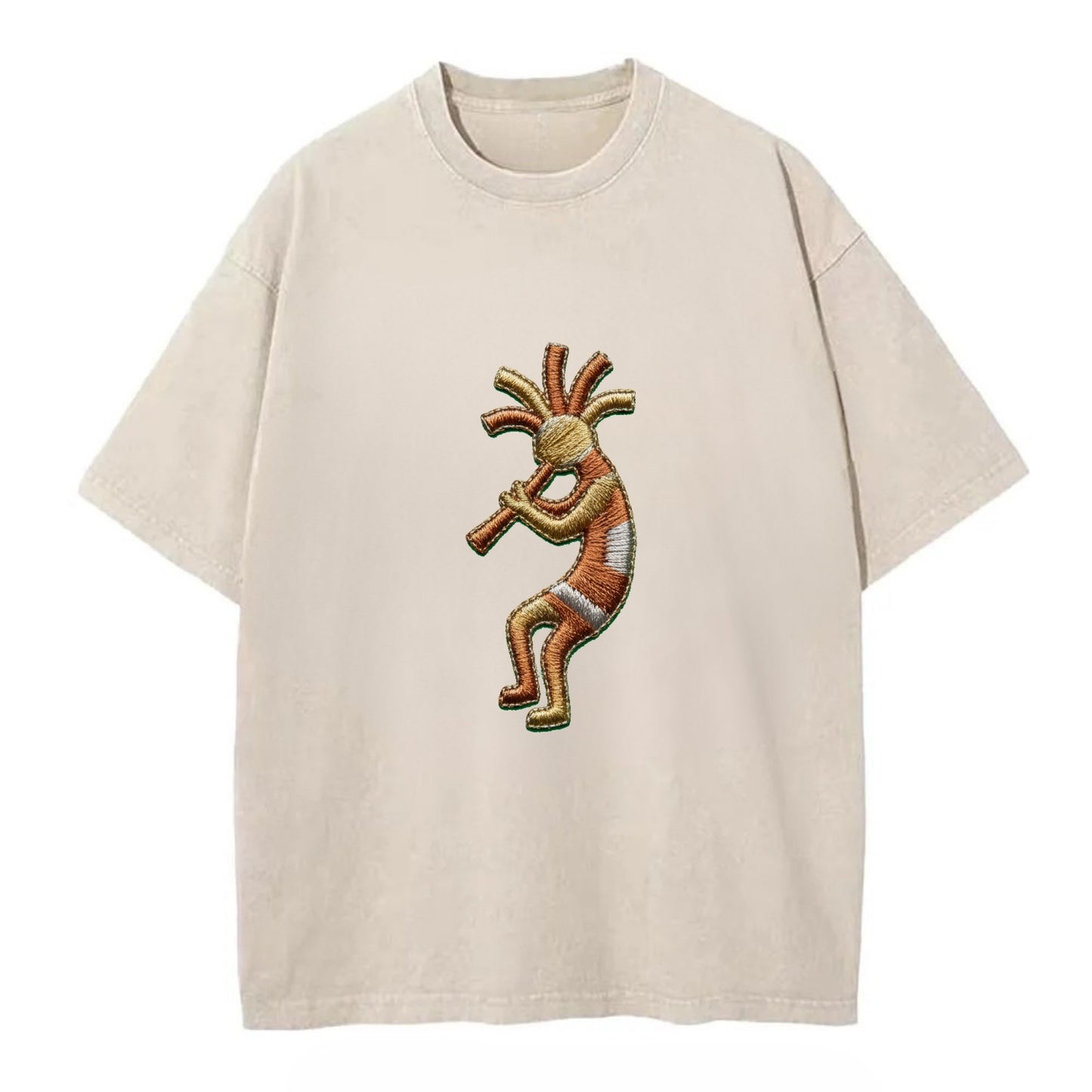Kokopelli - Vintage T-shirt - Off White
