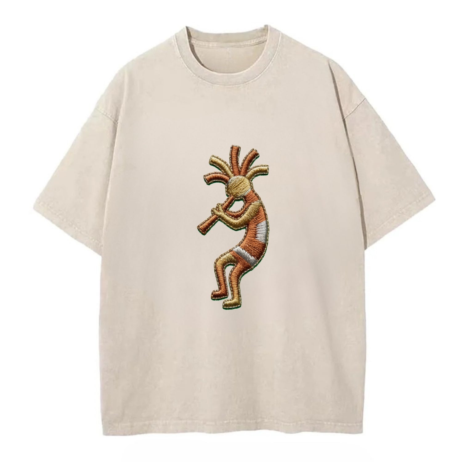 Kokopelli - Vintage T-shirt - Off White