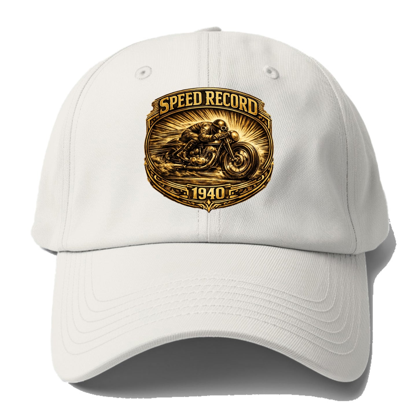 Speed Record Racer - Baseball Cap - Off White