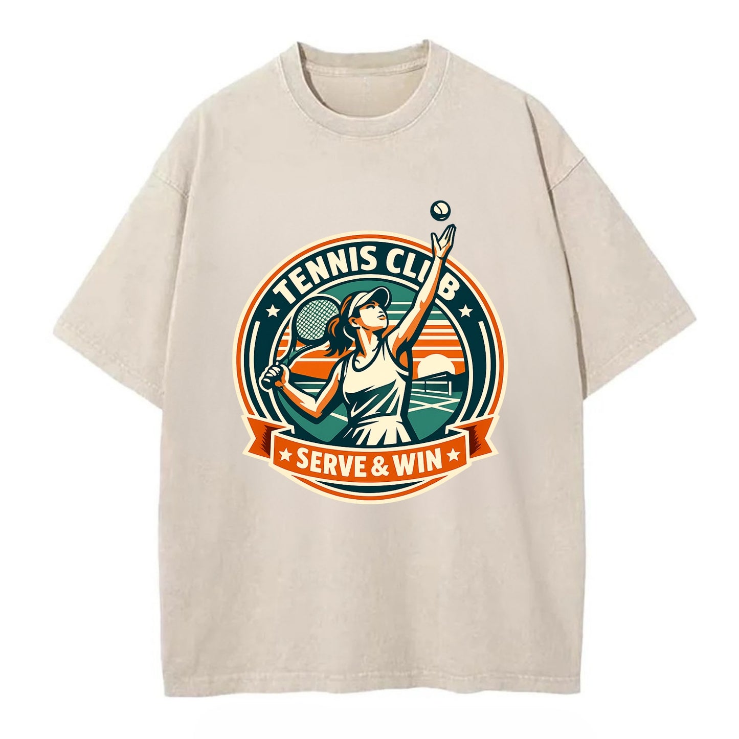 Ace of the Court - Vintage T-shirt - Off White