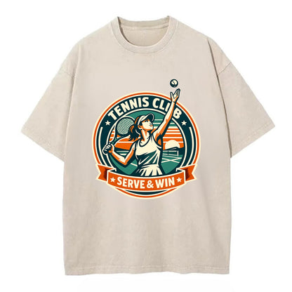 Ace of the Court - Vintage T-shirt - Off White