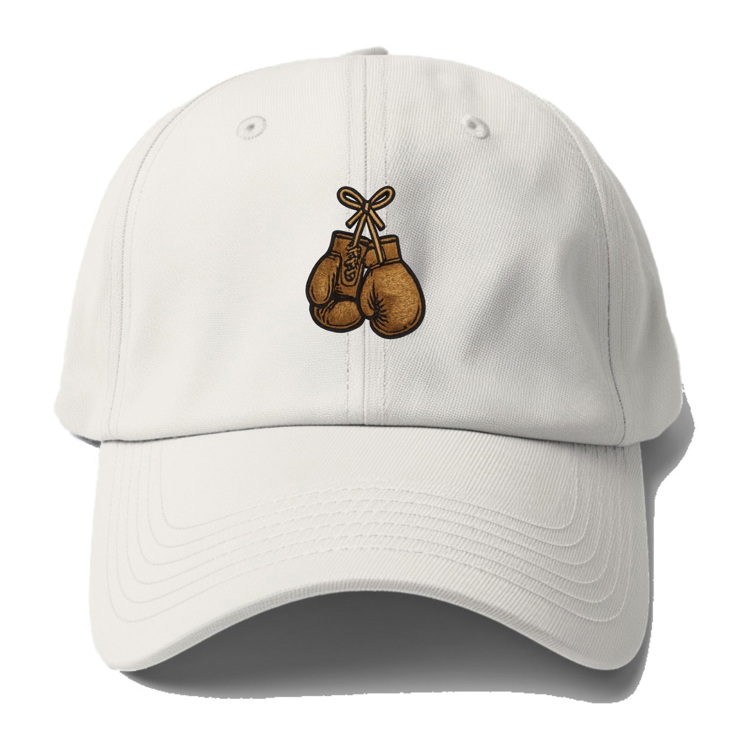 Boxing Gloves  - Baseball Cap For Big Heads - Off White