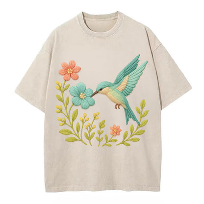 Mint Bee-Eater - Vintage T-shirt - Off White