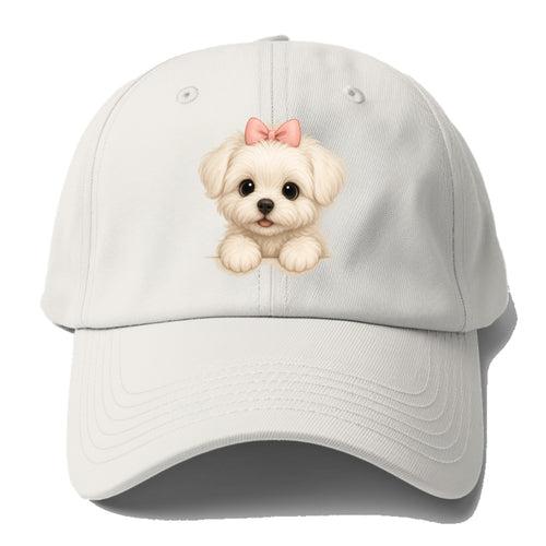 Maltese  - Baseball Cap For Big Heads