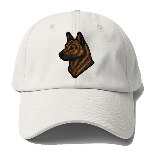 Kai Ken - Modern tiger dog logo with bol - Baseball Cap For Big Heads