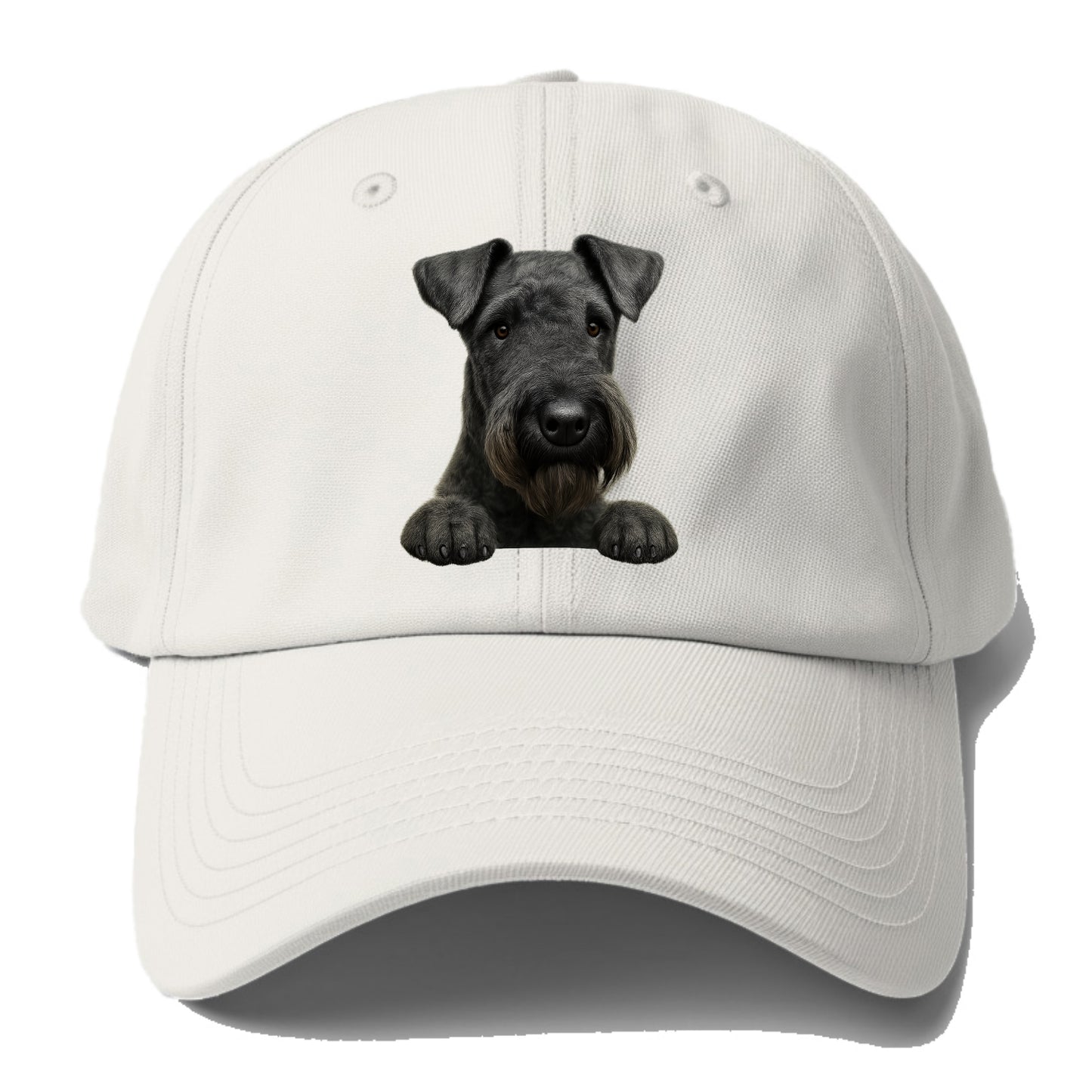 Kerry Blue Terrier  - Baseball Cap - Off White