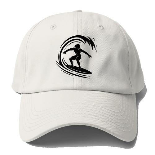 Hawaiian surfer riding big wave - Baseball Cap For Big Heads