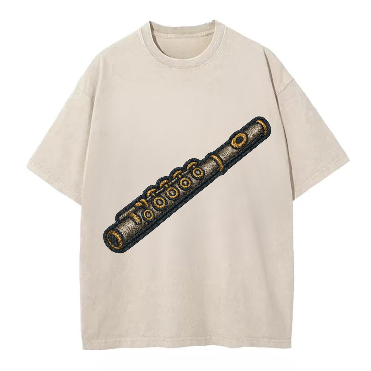 Flute  - Vintage T-shirt - Off White