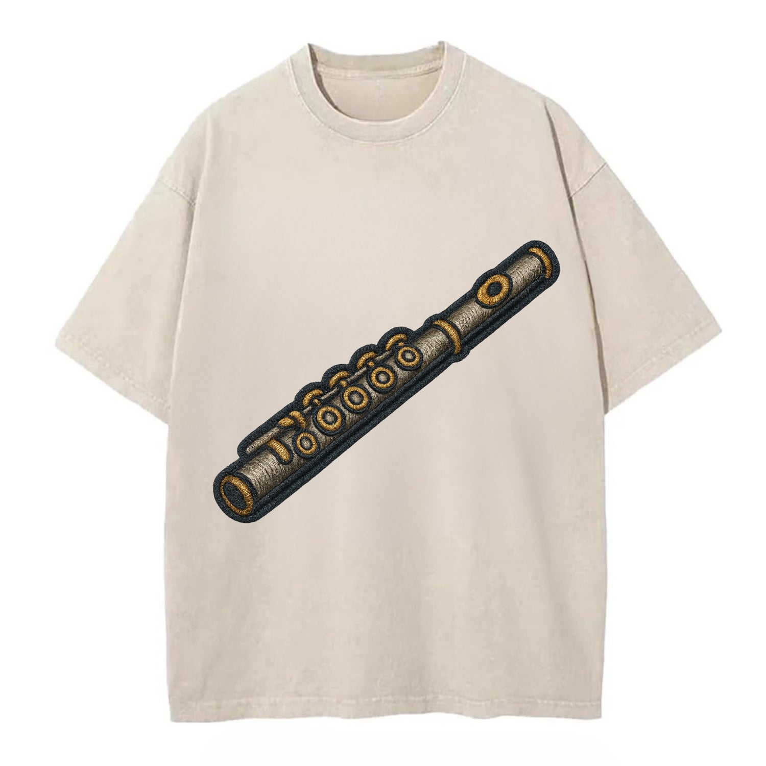Flute  - Vintage T-shirt - Off White