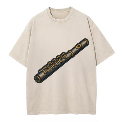 Flute  - Vintage T-shirt - Off White