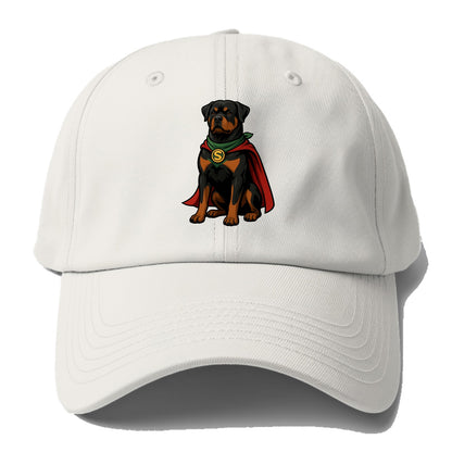 Rottweiler Strong Hero  - Baseball Cap F Baseball Cap For Big Heads - Off White