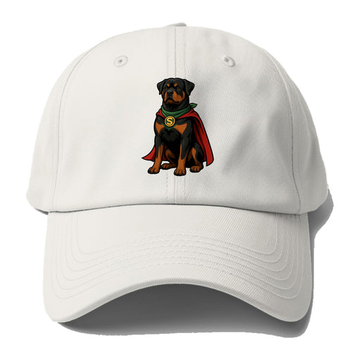 Rottweiler Strong Hero  - Baseball Cap F Baseball Cap For Big Heads