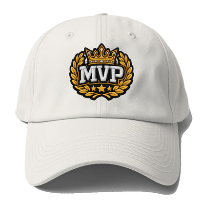 MVP CROWN - crown with laurels in gold , most valuable - Baseball Cap - Off White