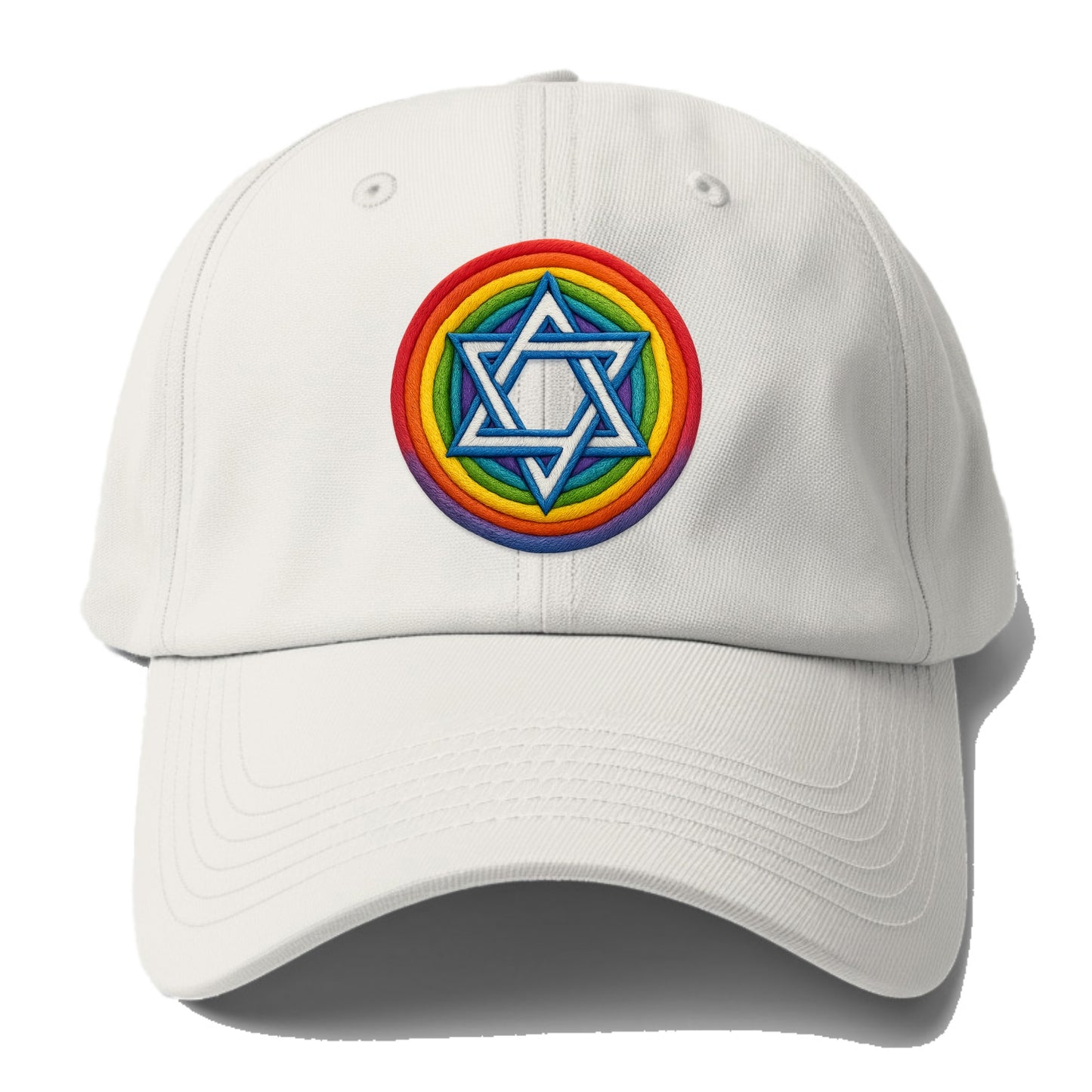 Star of David  - Baseball Cap - Off White