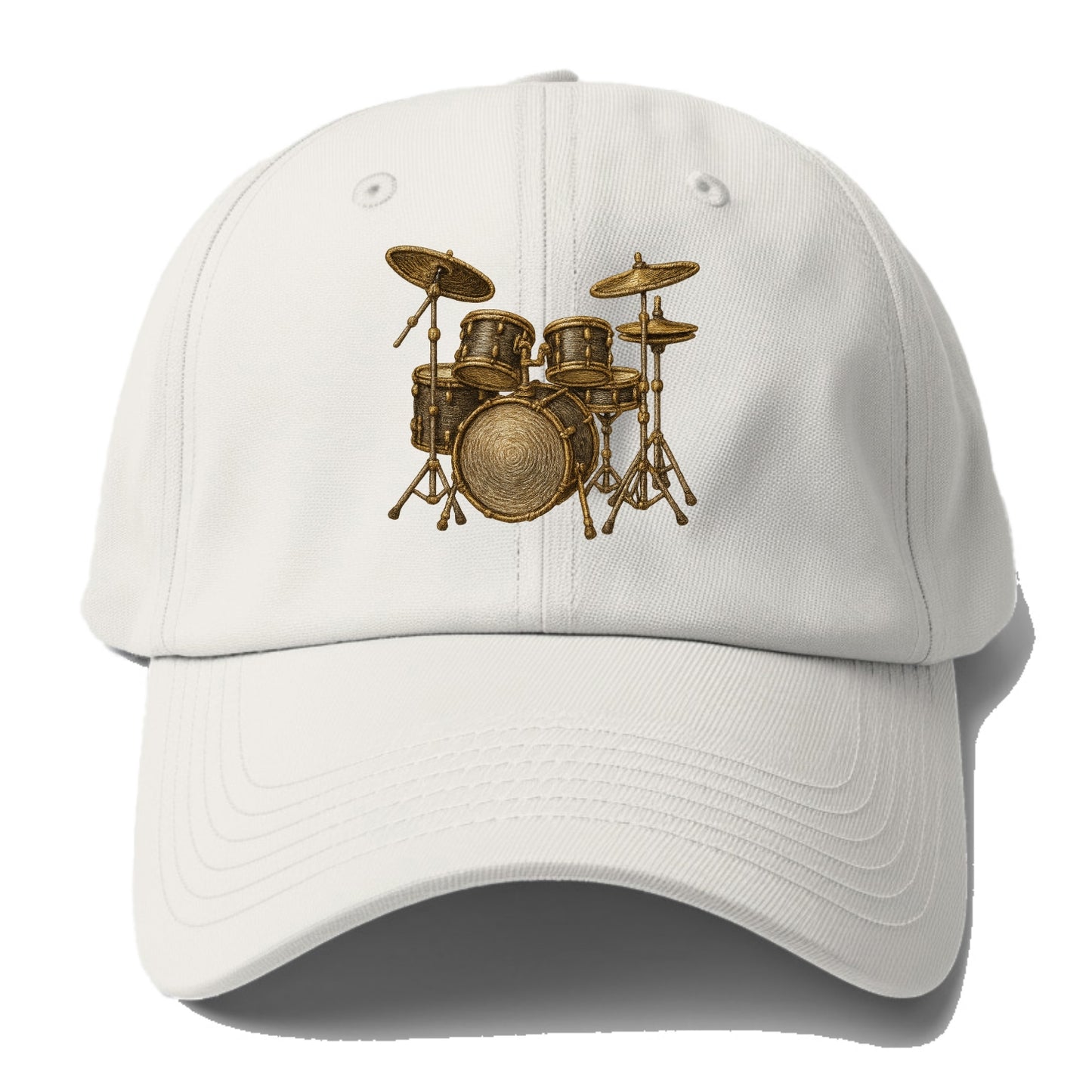 Drum Kit  - Baseball Cap - Off White
