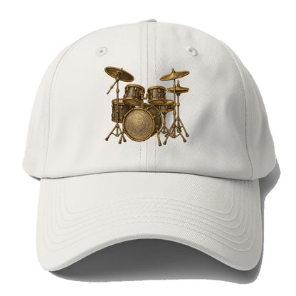 Drum Kit  - Baseball Cap - Off White