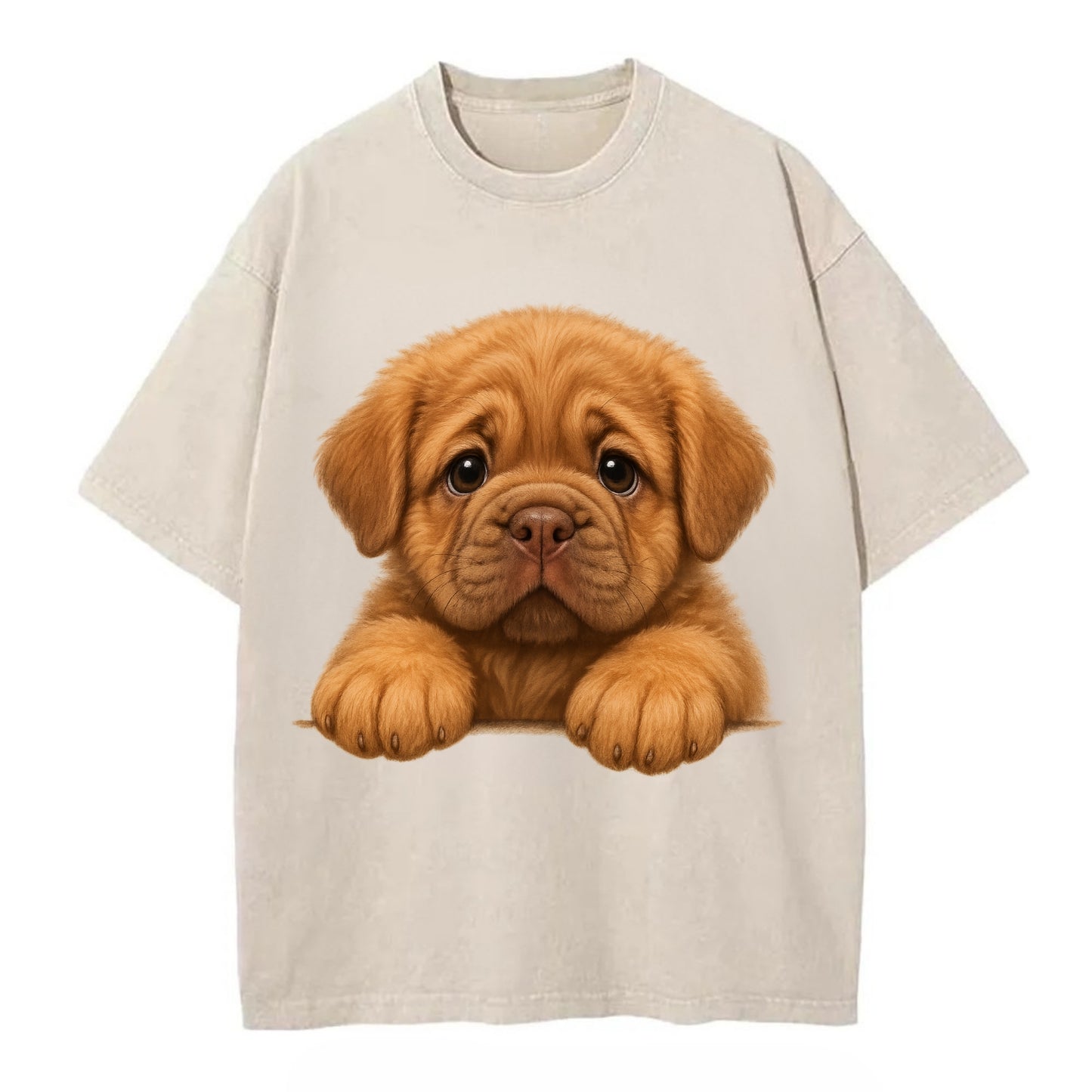 Neapolitan Mastiff  - Vintage T-shirt - Off White