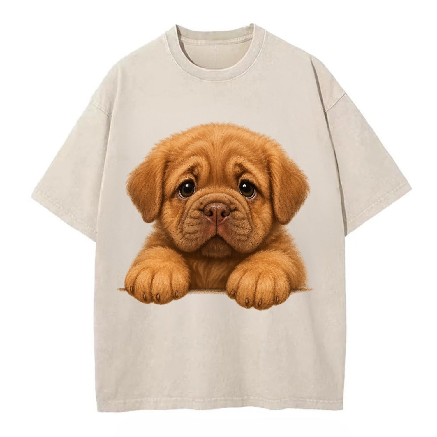 Neapolitan Mastiff  - Vintage T-shirt - Off White