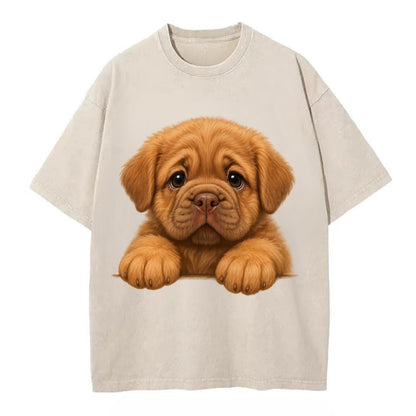 Neapolitan Mastiff  - Vintage T-shirt - Off White