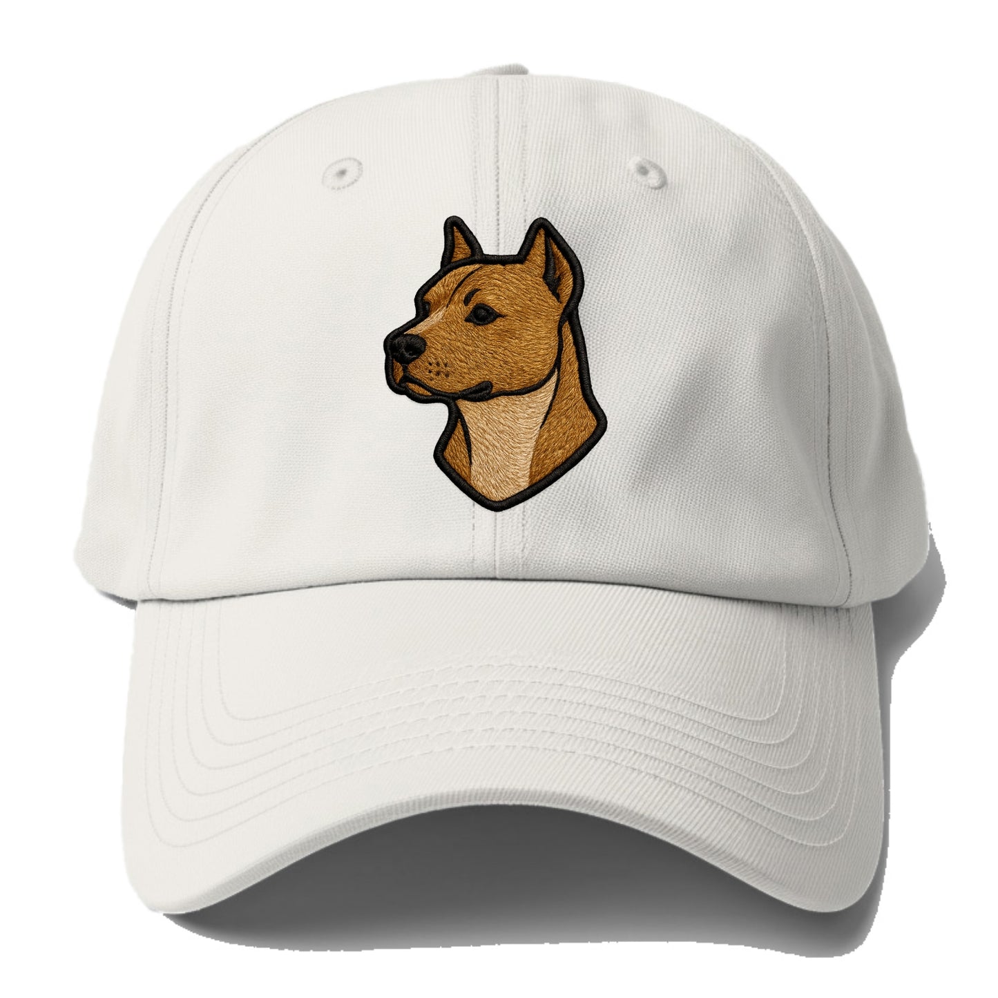 American Staffordshire Terrier - Modern - Baseball Cap - Off White