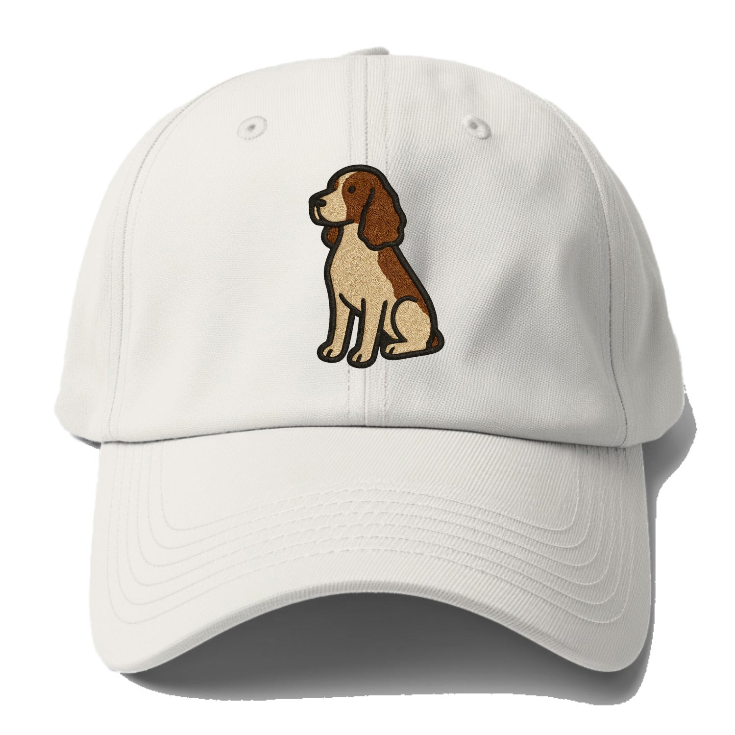 English Springer Spaniel - Modern spanie - Baseball Cap For Big Heads - Off White